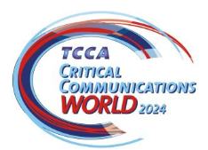 Critical Communications World 2024 in Dubai 14.-16.5.2024