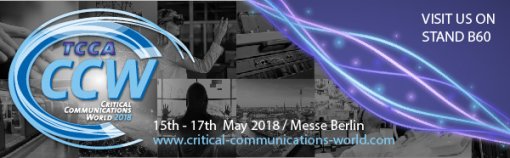 Roger-GPS in Critical Communications World 2018 Exhibition